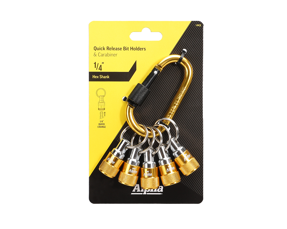 CBH05: Alpha Quick-Release Bit Holder & Carabiner